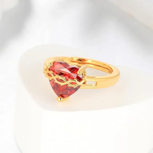 Anillo corazón sagrado | Bañado en Oro + caja premium Gratis ❤️🙏